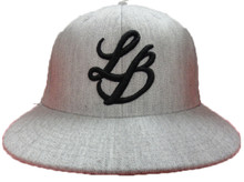 LB FITTED HEATHER GREY BLK