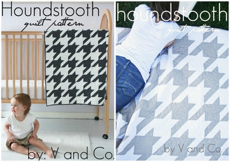 V & Co - Houndstooth Quilt Pattern