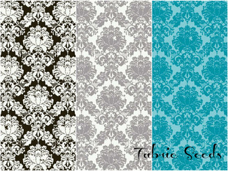 Andrea Victoria Damask ~ Available in 3 colorways