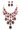 Red Neclace with matching earrings
