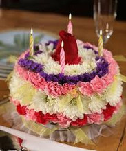 Fresh Floral Cake Design