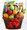 Fresh Assortment of fruits, cheese, crackers, meat with basket (custom design is available)