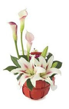 Beautiful Floral Design with Lilies and Cala Lilies