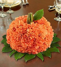 Floral Pumpkin Arrangement