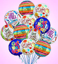 Dozen Get Well Balloon Bouquet