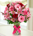Pleasing You Pink Mix Floral Bouquet