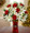 Fresh Christmas Floral Mix with red vase decor
