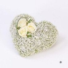 Beautiful Fresh Floral Heart for casket adornment