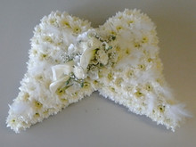 Beautiful Fresh Floral Angel Wings