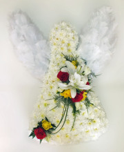 Beautiful Fresh Floral Angel Tribute