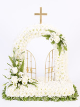 Beautiful Fresh Floral Gate Of Heaven Tribute