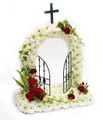 Beautiful Fresh Floral Gate Of Heaven Tribute