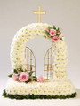 Beautiful Fresh Floral Gate Of Heaven Tribute