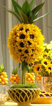 Sun Apple Floral Centerpiece