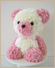Fresh Floral Bear Arrangement