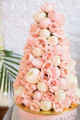Fresh Strawberry and Rose Tower