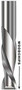 2 Flute Spiral Downcut Bit 1/2ø, 2 lg, 1/2 shank, 4 OAL