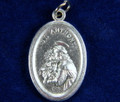 St Anthony Oxidized Medal
