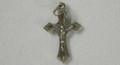 Small 3/4" Silver Ox Rosary Crucifix
