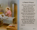 A Nurse's Prayer Laminated Holy Card