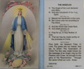Angelus Laminated Holy Card