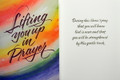 Lifting You Up In Prayer Get Well Card