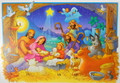 Nativity Scene Greeting Card with Envelope Advent Calendar