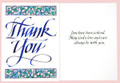 Thank You Calligraphy Greeting Card