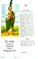 St Jude Laminated Bookmark with Tassel