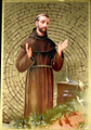 St Francis of Assisi Mosaic Wall Plaque