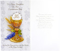 To A Dear Daughter Communion Card