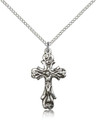 Crucifix Sterling 18" Stainless Chain ODB0001214