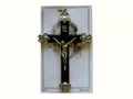 Black Lucite Crucifix 