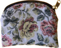 Brocade Rosary Pouch Red/Yellow Floral