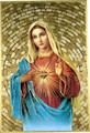 Immaculate Heart of Mary Mosaic Wall Plaque