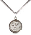St Joseph Sterling Silver Medal
18-inch Light Curb Chain
0601KSS/18S