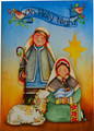 Oh Holy Night Christmas Greeting Card