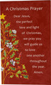 A Christmas Prayer Holy Card