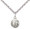 Communion chalice sterling medal on 18" stainless chain