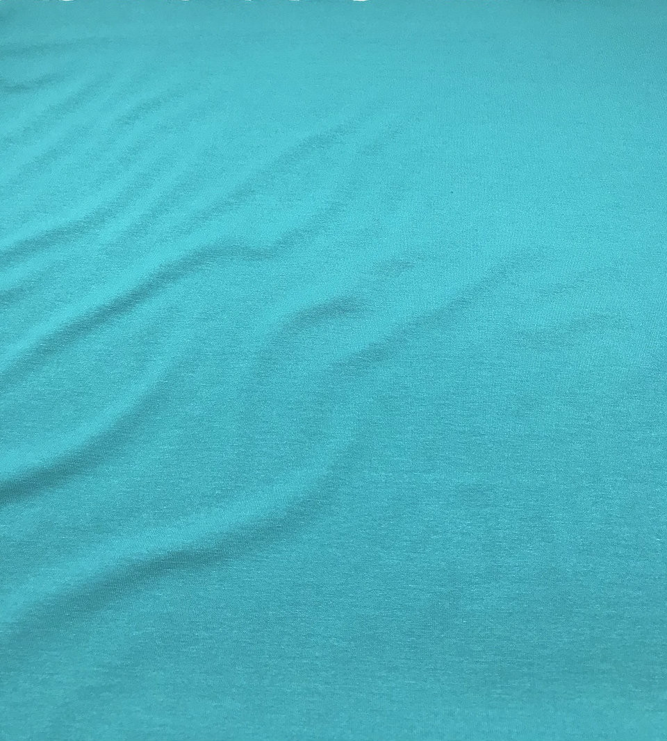 teal jersey fabric