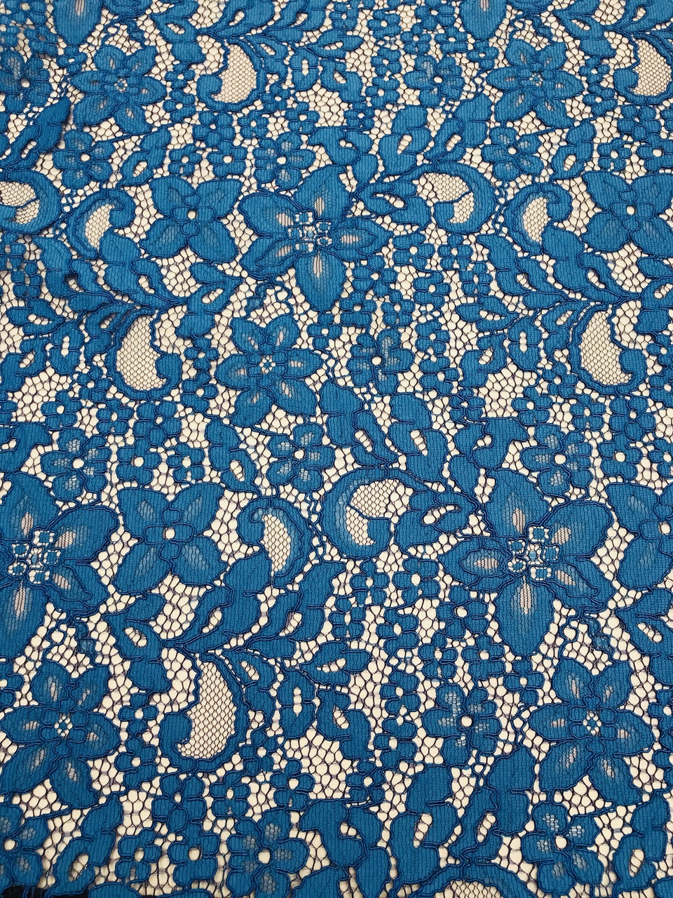 re embroidered lace fabric