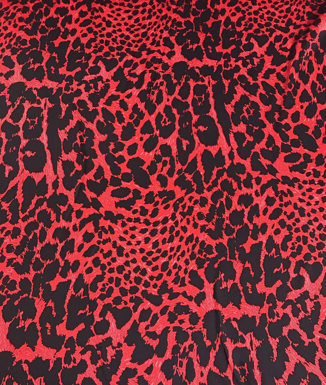 red animal print