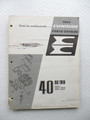 1968 Evinrude 40 Big Twin Parts Catalog
