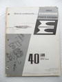 1968 Evinrude  40 Lark Parts Catalog