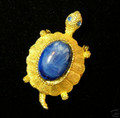 Turtle Convertible Brooch and Scarf Clip