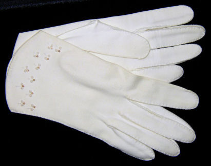 vintage white gloves