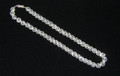 Clear Crystal  Faceted Bead Necklace