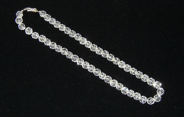 clear crystal beads