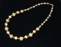 Gold Baubble Adjustable Length Necklace