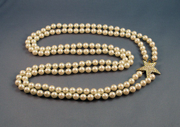 Joan Rivers Double Strand Pearl 